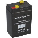 PB Akku Multipower MP4,5-6 für Nellcor Pulsoximeter - 6V 4,5Ah