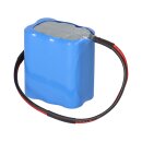 Notleuchten-Akku 7,2V 1800mAh NiMH F2x3 AA 200mm Kabel