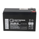 Q-Batteries 12LSX-9 12 V 8,8 Ah AGM 10-Jahres-Akku
