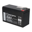 Q-Batteries 12LSX-9 12V 8,8Ah Blei-Vlies-Akku / AGM 10 Jahre