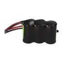 Notleuchtenakku NiMH 3,6V 4000mAh F1x3 Baby C mit Kabel und Faston-Buchsen -4,8mm / +6,3mm