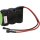 Notleuchtenakku NiMH 3,6V 4000mAh F1x3 Baby C mit Kabel,Faston -4,8mm / +6,3mm