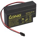 Kung Long WP0.8-12H 12V 0,8Ah Heim und Haus Stecker AGM...