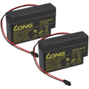 Kung Long WP0.8-12H 12V 0,8Ah Heim und Haus Stecker AGM...