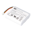 Li-Ion Akkupack 3,6 V 8,7 Ah (29 Wh) 1S3P – Panasonic NCR18650TB, Kabel & Stecker