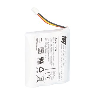 Lithium-Ionen Akkupack 3,6V 6,6Ah 23,76Wh 1S3P mit Kabel und Stecker