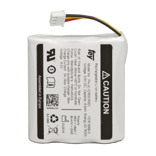 Lithium-Ionen Akkupack 3,6V 6,6Ah 23,76Wh 1S3P mit Kabel und Stecker