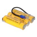 Notleuchten-Akku 3,6V 800mAh NiCd F3x1 – AA/Mignon – Faston 2,8 mm – passend für RZB 784152036