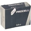10x Duracell Procell MN1500 Mignon AA LR6 Batterie.