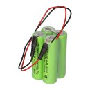 Akkupack für Notbeleuchtung NiMH 4,8V 1800mAh AA L2x2 Kabel 20cm