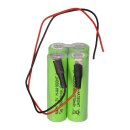 Notleuchten-Akku 4,8V 1800mAh NiMH L2x2 AA / Mignon
