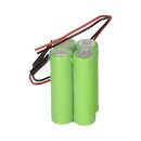Notleuchten-Akku 4,8V 1800mAh NiMH L2x2 AA / Mignon
