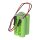 Notleuchten-Akku 4,8V 1800mAh NiMH L2x2 AA / Mignon