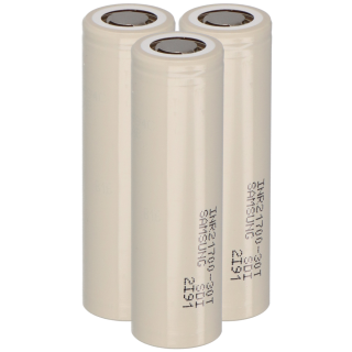 3x Samsung INR21700-30T 3,6V 3000mAh 35A Li-Ion-Akku