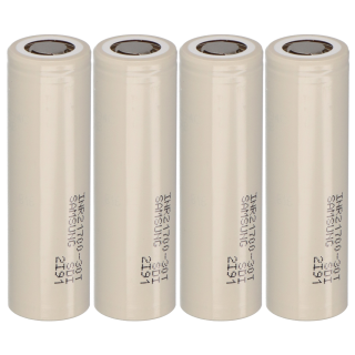 4x Samsung inr21700-30t 3.6v 3000mAh 35a Li-Ion battery