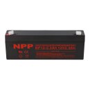 NPP NP12-2.3 AGM Akku 12V 2,3Ah – passend für Alarm, Notlicht & Steuerung