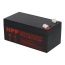 NPP NP12-3.2 AGM Akku 12V 3,2Ah – passend für Notlicht, Alarm & Steuerung