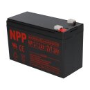 NPP NP12-7.2 AGM Akku 12V 7,2Ah – passend für USV, Alarm, Notlicht & Medizin