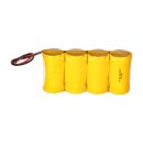 Notleuchten-Akku 4,8V 4000mAh NiCd F1x4 20 cm Kabel