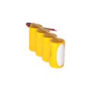 Notleuchten-Akku 4,8V 4000mAh NiCd F1x4 20 cm Kabel