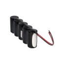 Notleuchtenakku 6V 4000mAh NiCd F1x5 HT | 20cm Kabel