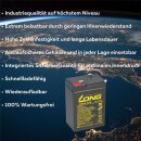Kung Long WP4.5-6 AGM Akku 6V 4,5Ah – passend...