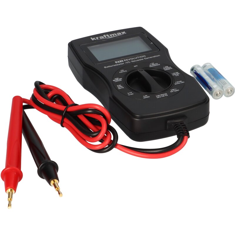 Verschiedene Kraftmax Xt1 Batterietester Für Aa, Aaa, C, D, 18650 & 9V