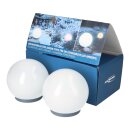 2er Set LED-Deko-Licht in Ball-Form von Ansmann - diverse Farbfunktionen