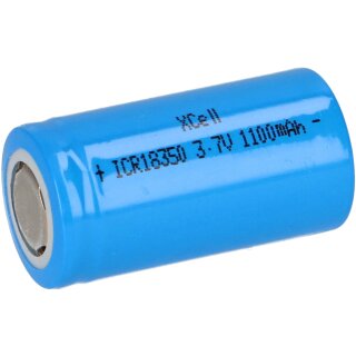 18350 XCell ICR18350 3,7V 1100mAh Akku Li Ion