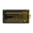 4x Nitecore Li-Ion battery type 18350 imr (ni18350a) 700mAh for lights