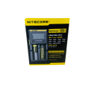 set Nitecore d2 charger + 2x 14500 aa solar battery LiFePO4 3.2v 600mAh