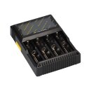 SET Nitecore D4 + 4x 14500 AA Solar Akku LiFePO4 3,2V 600mAh