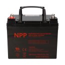 NPP NPD12-33 AGM Deep-Cycle Bleiakku 12V 33Ah zyklenfest