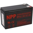 NPP Blei Akku AGM NPD 12 7,2 12V 7,2Ah zyklenfest