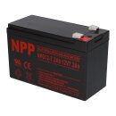 NPP NPD12-7.2 AGM Deep-Cycle Bleiakku 12V 7,2Ah zyklenfest