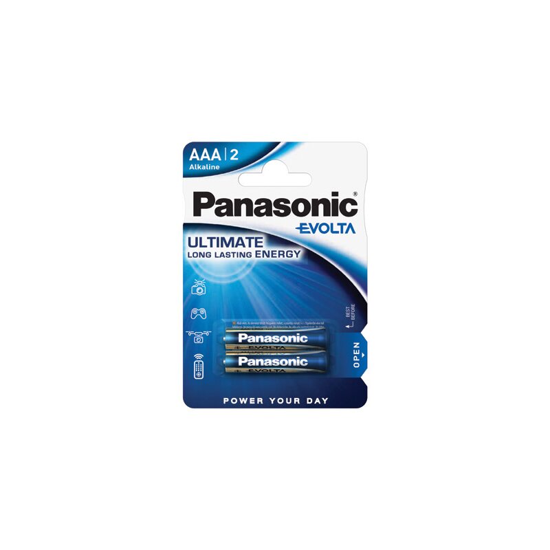 Panasonic Aaa Micro Evolta Batterie 1,5V 2Er Blister