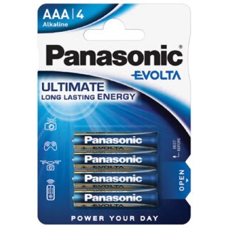 Panasonic AAA Micro Evolta Batterie 1,5V 4er Blister