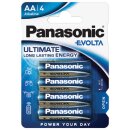 Panasonic AA Mignon Evolta Batterie 1,5V 4er Blister