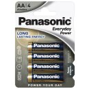 Panasonic AA Mignon Everyday Power 1,5V Batterie 4er Blister