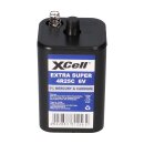 XCell 4r25 6v 9500mAh block battery, for flashing lights, construction site lights