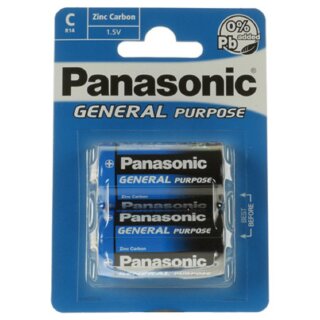 Panasonic C Baby General Purpose 1,5V Batterie 2er Blister