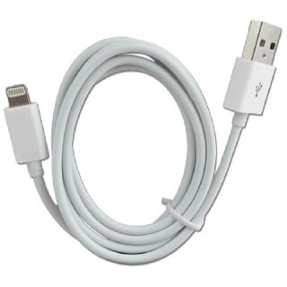 2Go USB Datenkabel für Apple Lighgtning, 1 Meter, weiß
