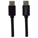 2Go USB Datenkabel USB-C auf USB-C 1 Meter Schwarz