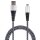 2Go USB Datenkabel USB auf USB-C Nylon 1 Meter grau