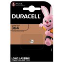 Duracell Uhrenbatterie D364 AgO 1,55V 20mAh Blister