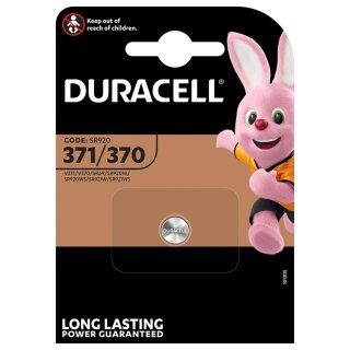 Duracell Uhrenbatterie D371/370 1,55V 40mAh AgO 1er Blister