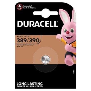 Duracell Uhrenbatterie D389 390 1,55V 80mAh AgO 1er Blister