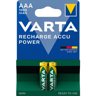 Varta Ready2Use AAA Micro Akku Ni-MH 1,2V 1000mAh