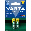 Varta Phone AA Mignon Akku VT399 Ni-MH 1,2V 1600mAh