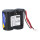 4er SET Batterie kompatibel ABUS Security-Center für 2WAY-Funksirene + Stecker